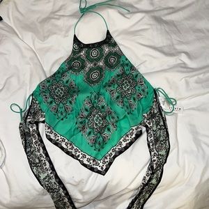 Bandana crop top.